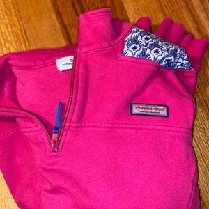 PINK BLUE AND WHITE VINEYARD VINES SHEP SHIRT sz m